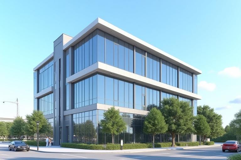 Exterior view of Akdeniz Turizm office building in Antalya